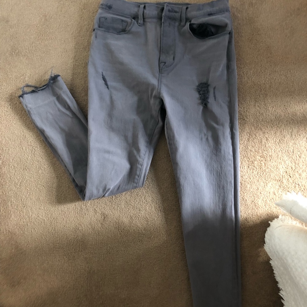 Grey Skinny Jeans